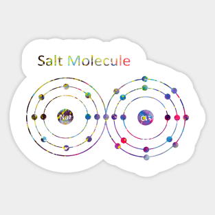 Salt Molecule Sticker